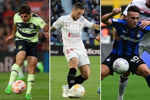 Julian Álvarez, Alejandro "Papu" Gómez y Lautaro Martínez tendrán compromisos exigentes en Manchester City, Sevilla e Inter por las ligas inglesa, española e italiana de fútbol.