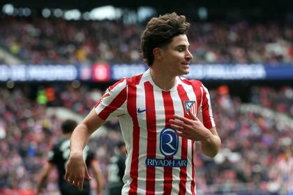 Julián Álvarez atraviesa una sequía inédita en Atlético Madrid: todavía no marcó goles en 2026