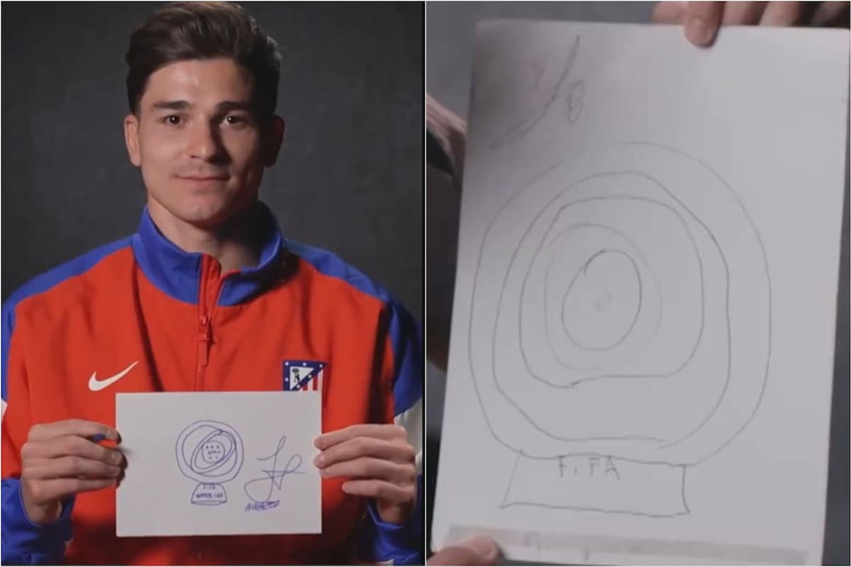 Julián Álvarez, Enzo Fernández y Lautaro Martínez participaron de una cómica iniciativa de la FIFA