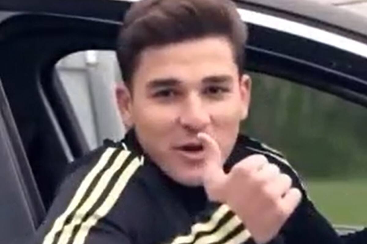 Julián Álvarez es la cara de una nueva publicidad de la marca deportiva que lo patrocina y revolucionó las redes con su actuación