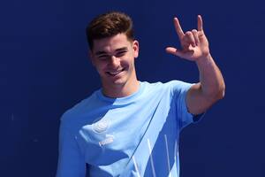 Julian Alvarez había tenido una premonición sobre una semifinal de la Champions años atrás. Foto de George Wood/Getty Images)