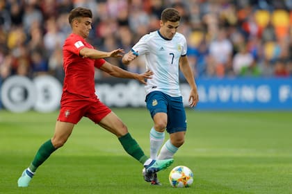 Julián Álvarez en la Selección argentina