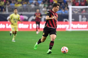 Julián Álvarez no tuvo descanso desde la temporada argentina y ni bien tuvo una chance debutó en Manchester City, como titular en el 2-1 a América, de México, en Estados Unidos.