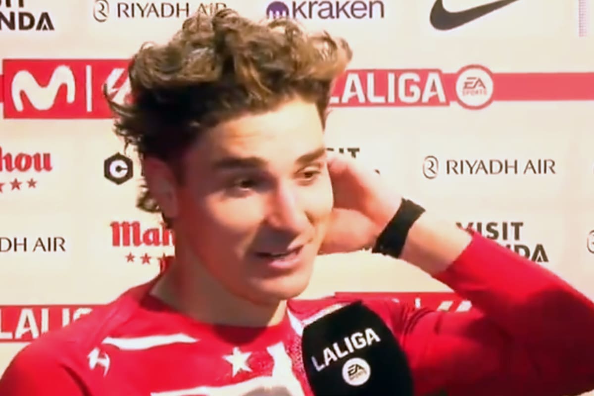 Julián Álvarez se refirió a la lectura de labios ante Mallorca