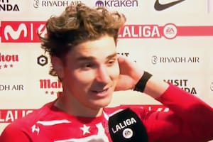 Julián Álvarez se refirió a la lectura de labios ante Mallorca