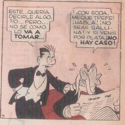 Julián de Montepío era una versión preliminar del porteño vividor que luego sería Isidoro Cañones, compañero de correrías y la contraparte de Patoruzú