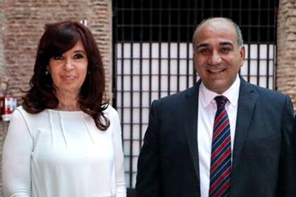 Cristina Kirchner y Juan Manzur