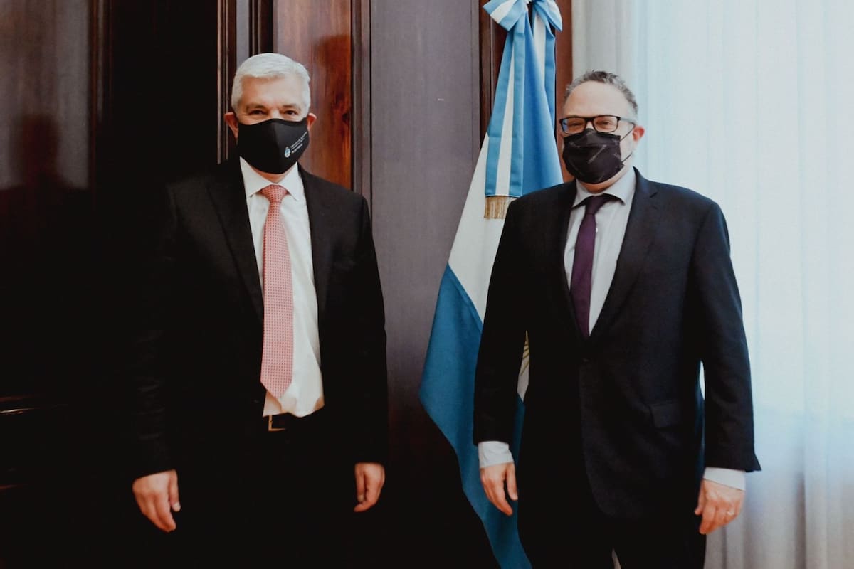 Julián Domínguez y Matías Kulfas, ministros de Agricultura y de Desarrollo Productivo, respectivamente