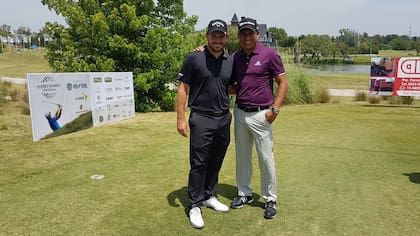 Julián Etulain y Andrés Romero, en el Pro-Am