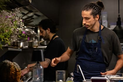 Julián Galende en la previa de Dining for Two.