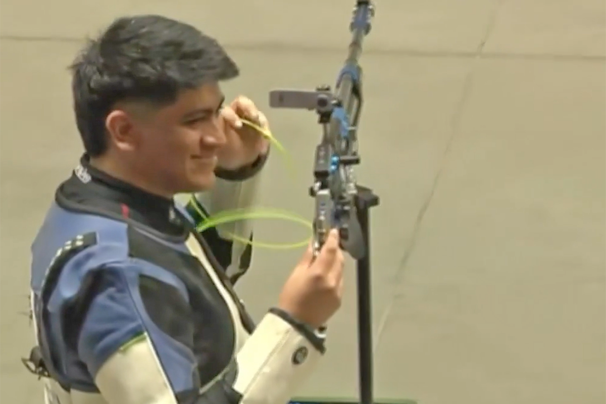 Julián Gutiérrez se consagra campeón sudamericano en la prueba de 10m rifle de aire con la Argentina