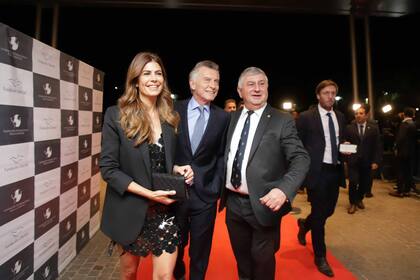 Juliana Awada acompañó a Mauricio Macri a la noche de Fundación Libertad