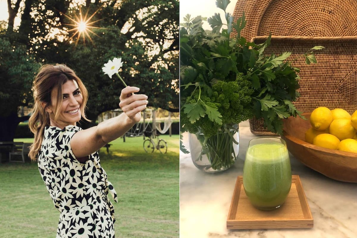 Juliana Awada es partidaria de un estilo de vida saludable y natural; en su libro "Raíces" comparte sus jugos preferidos