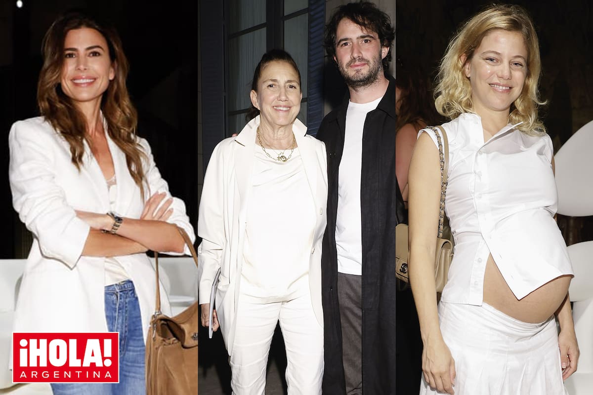 Juliana Awada, Laura Orcoyen con su hijo Marcial, y Justina Bustos