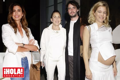 Juliana Awada, Laura Orcoyen con su hijo Marcial, y Justina Bustos