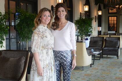Juliana Awada and the first Canadian lady, Sophie Trudeau
