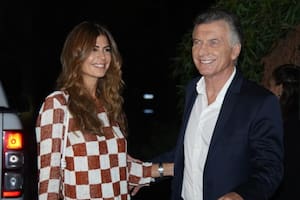 Juliana Awada y Mauricio Macri en la boda de María Eugenia Vidal y Enrique Sacco