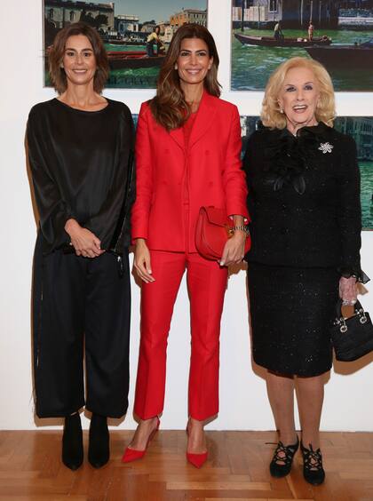 Juliana Awada y Mirtha Legrand dijeron presente en la muestra de Nicolás García Uriburu