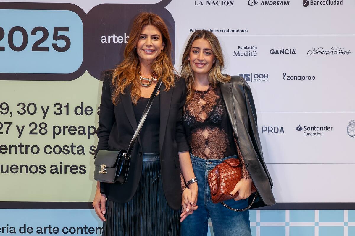 Juliana Awada y "Tini" Barbier