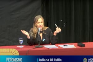 Juliana Di Tullio, una de las primeras oradoras del encuentro