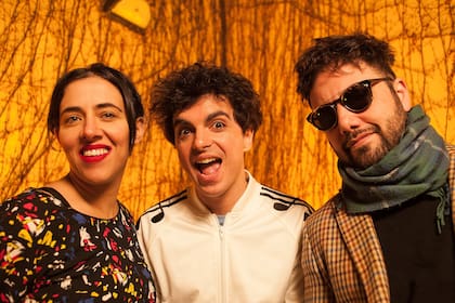 Juliana Gattas, Ale Sergi y Monoto Grimaldi en tiempos de ''Safari'', agosto de 2014