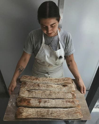 Juliana Juárez, jefa de panadería de Fuerza Atelier.
