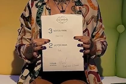 Juliana realizó la nominación espontánea (Captura video)