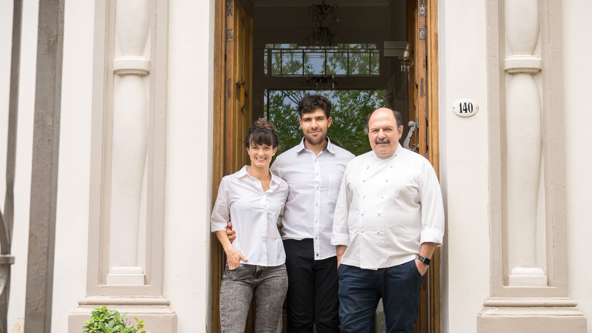 Juliana Thorpe, Ignacio Zuzulich y Roal Zuzulich: todo queda en familia.