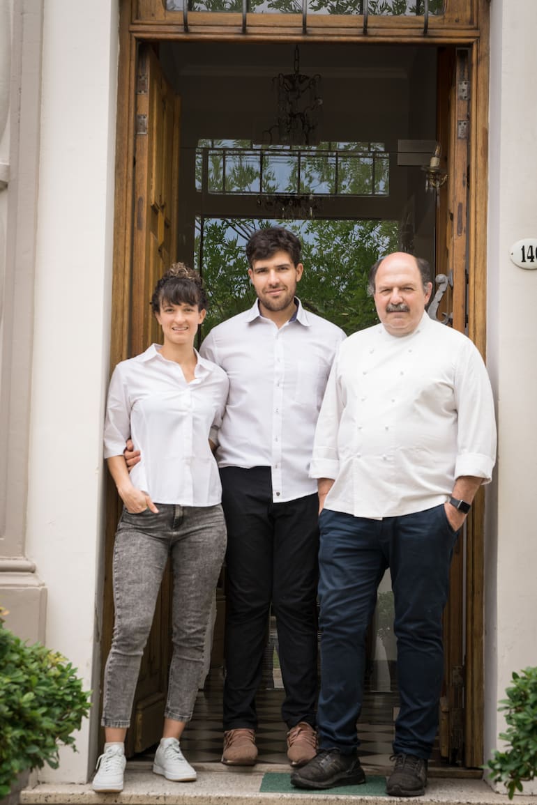 Juliana Thorpe, Ignacio Zuzulich y Roal Zuzulich: todo queda en familia.