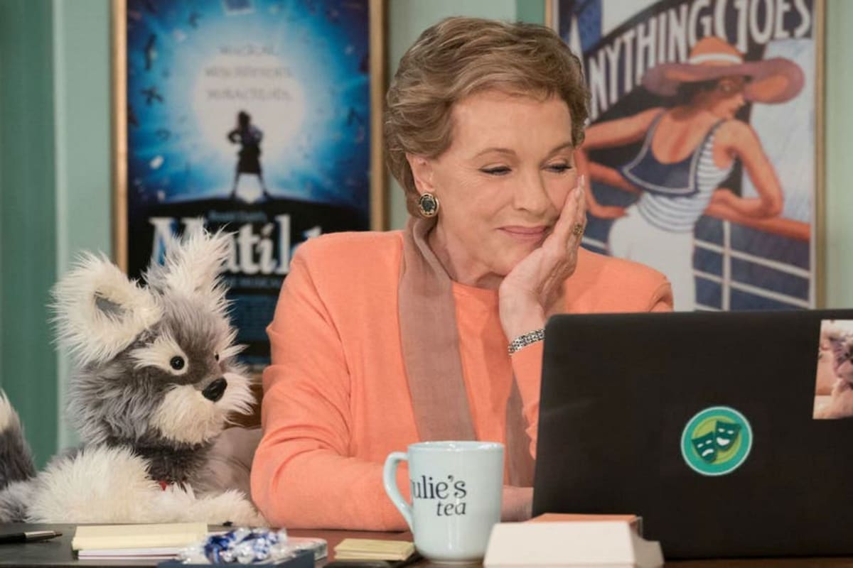 Julie Andrews en uno de sus últimos proyectos