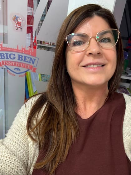 julieta abrió, de a poco, su propio instituto de inglés en Ceuta