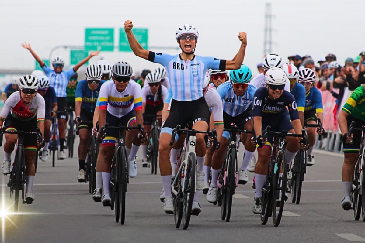 Julieta Benedetti se quedó con el oro en ciclismo ruta individual femenino