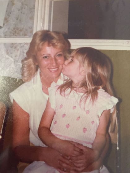 Julieta con Norma, su mamá, que falleció a los 56 años