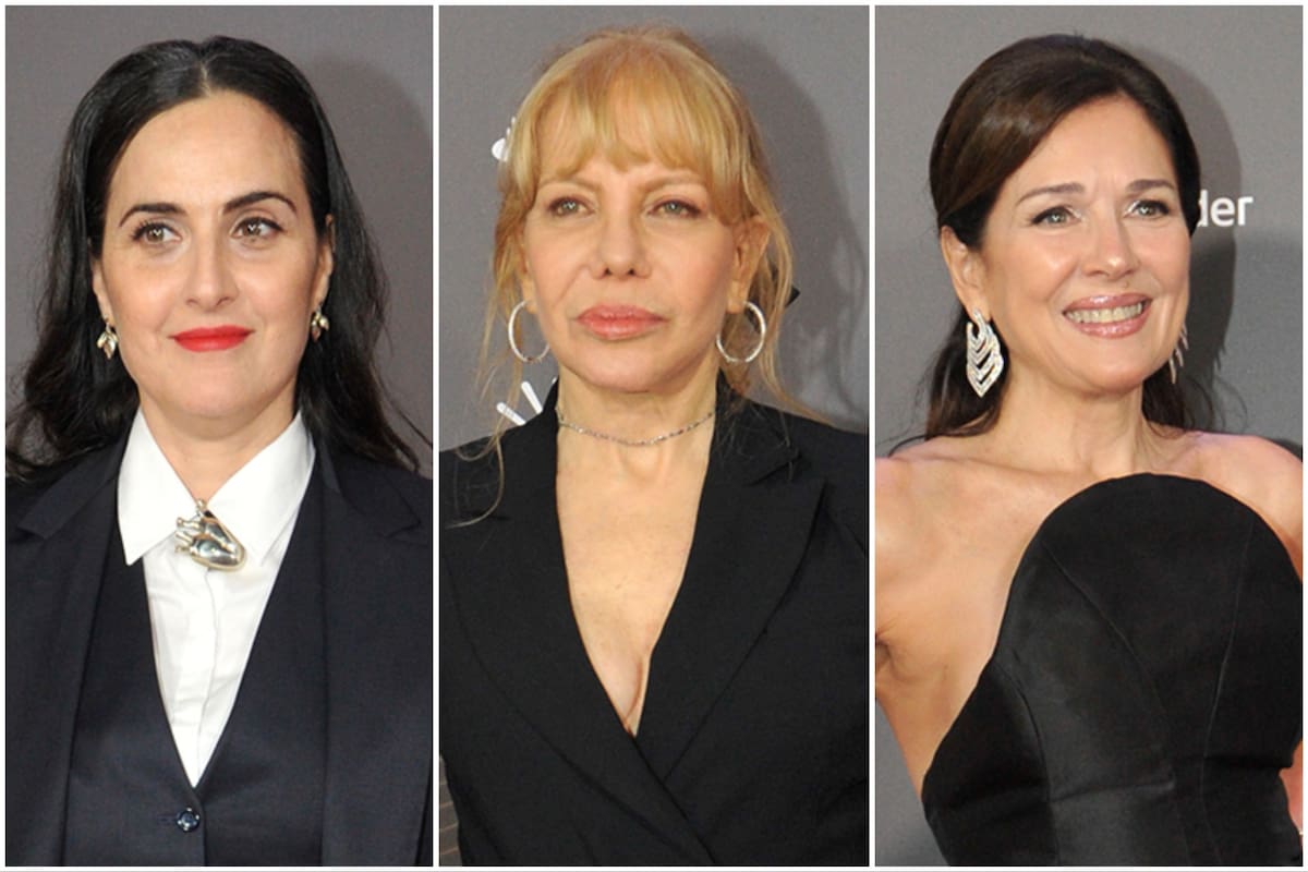 Julieta Díaz, Cecilia Roth y Andrea Frigerio, tres figuras que anoche dijeron presente en la entrega de los premios Sur