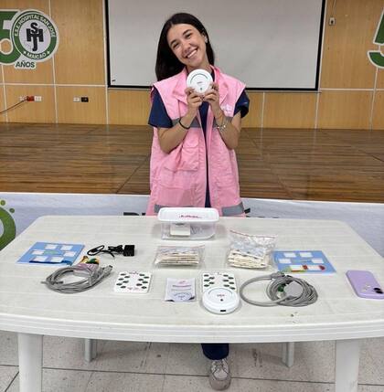 Julieta es usada en una capacitación en el hospital público de Maicao, un municipio de La Guajira, en el norte de Colombia, donde conviven el pueblo indígena wayúu y una numerosa comunidad musulmana de origen árabe.