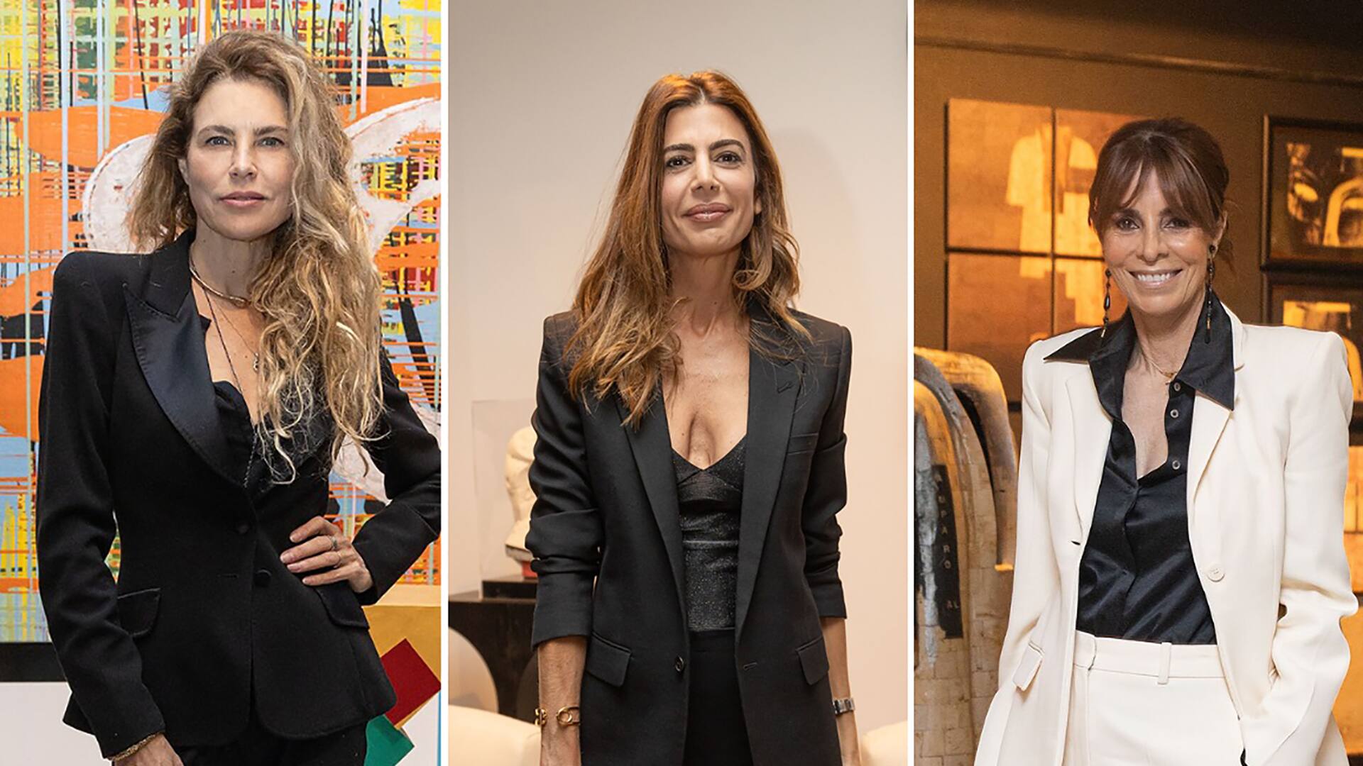 Julieta Kemble, Juliana Awada y Danu Galito