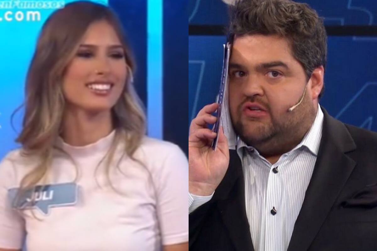 Julieta Poggio apareció en 100 argentinos dicen y protagonizó un divertido ida y vuelta con Barassi