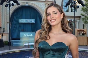 Julieta Poggio viajó a Hollywood por trabajo y no ocultó su emoción