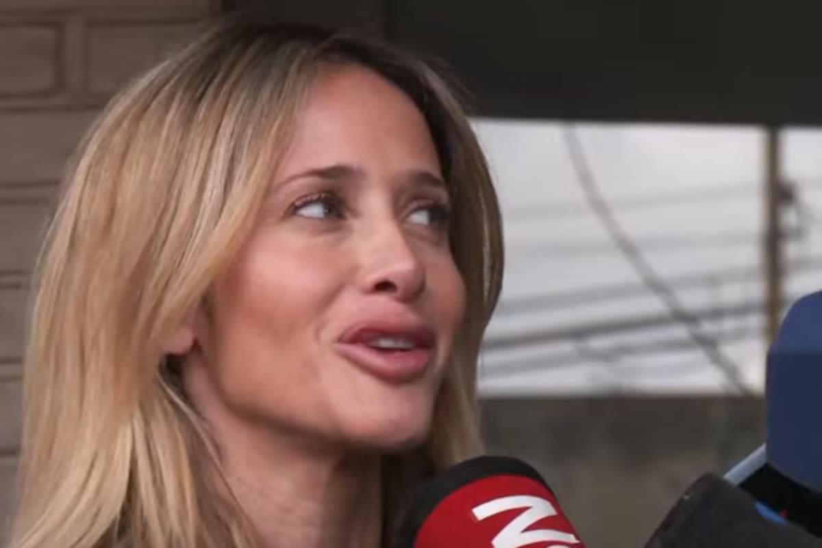 Julieta Prandi a la salida de la segunda audiencia