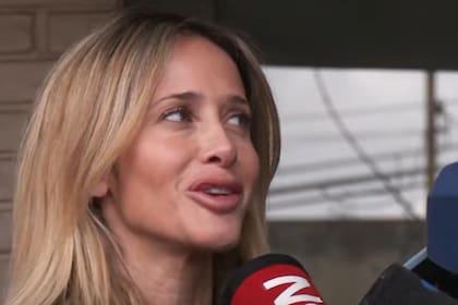 Julieta Prandi a la salida de la segunda audiencia