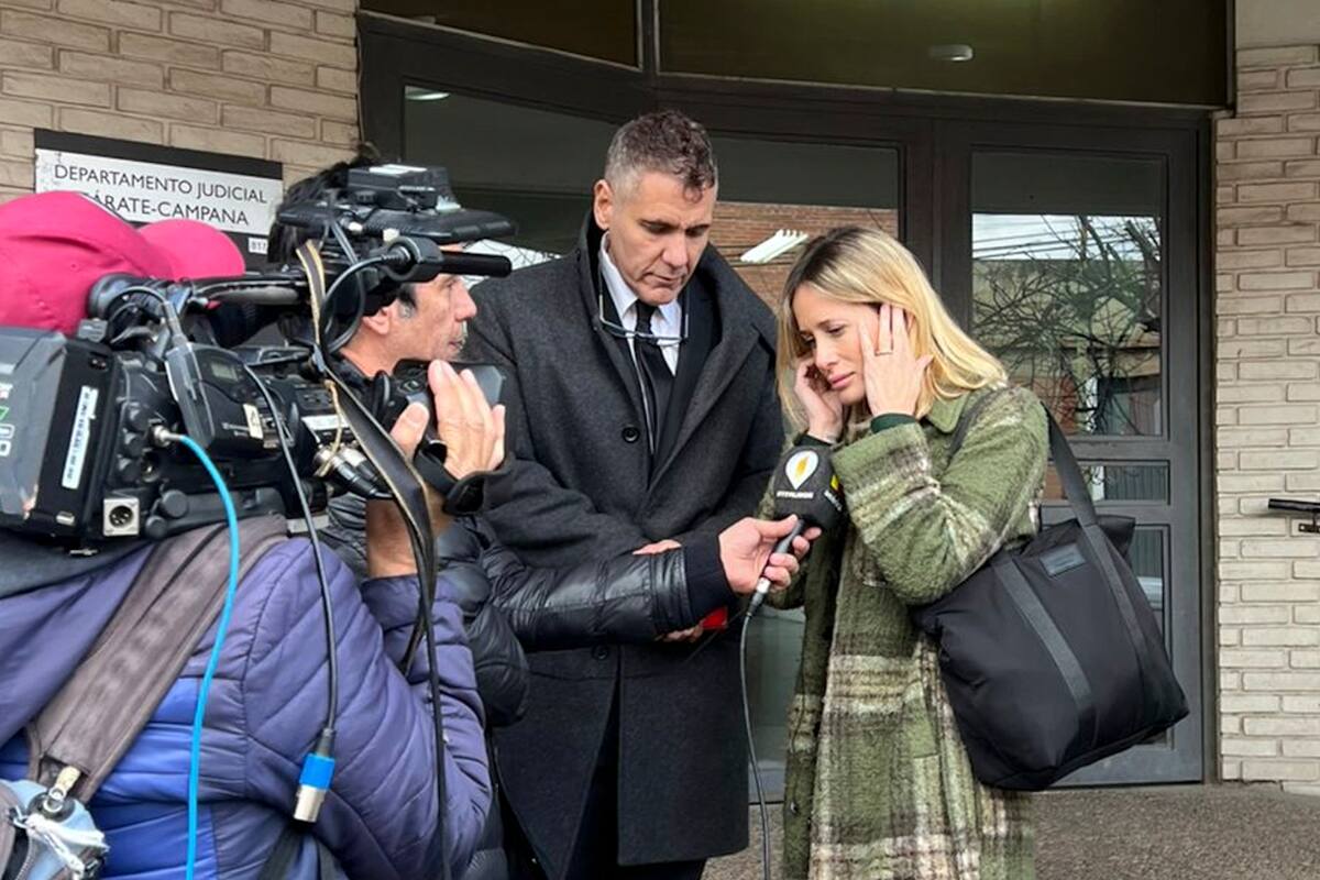 Julieta Prandi en el Tribunal Oral en lo Criminal N°2 de Zárate-Campana