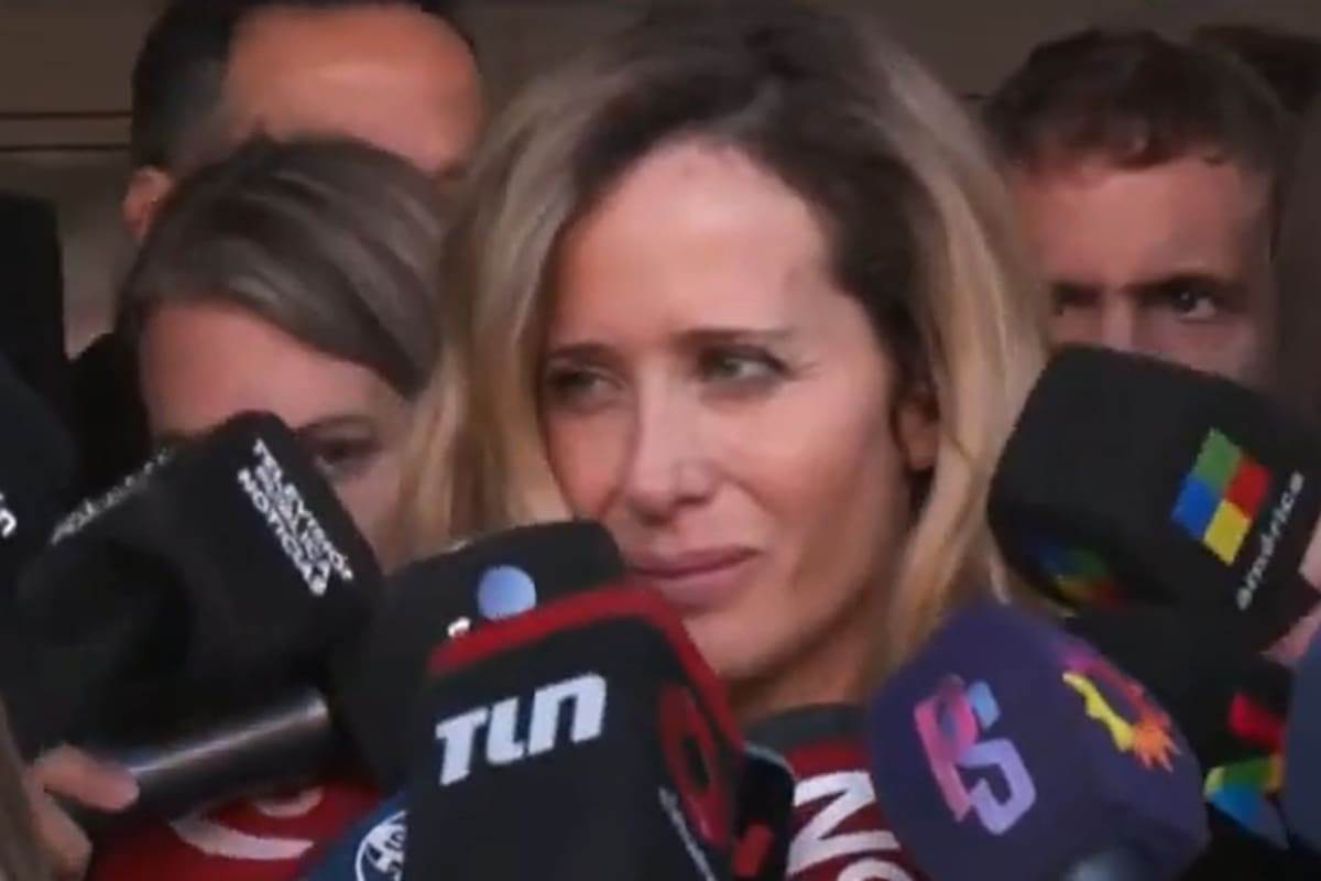 Julieta Prandi tras conocer la condena de su exesposo
