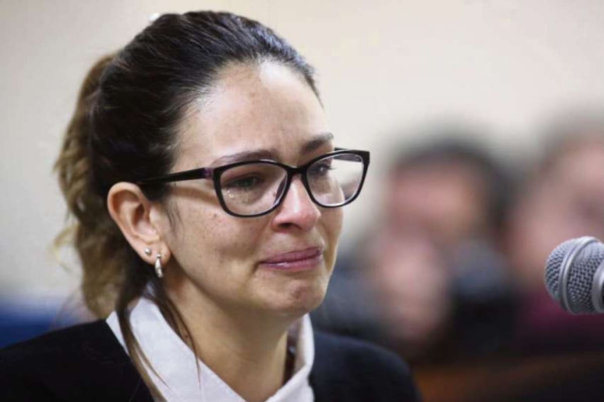 Julieta Silva lloró al dar su testimonio