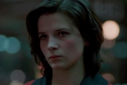 Juliette Binoche, en una escena de la película Yo te saludo, María