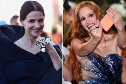 Juliette Binoche y Jessica Chastain pasaron por el festival de San Sebastián