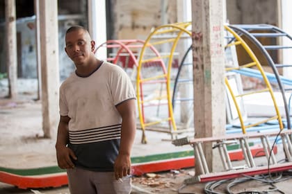 Julio Ceballos, uno de los vecinos de la manzana 27 bis