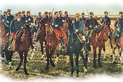 Julio Argentino Roca durante la campaña militar