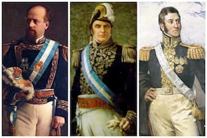 Julio Argentino Roca, Justo José de Urquiza y José de San Martín, tres de los próceres que tuvieron las mayores fortunas al momento de su muerte