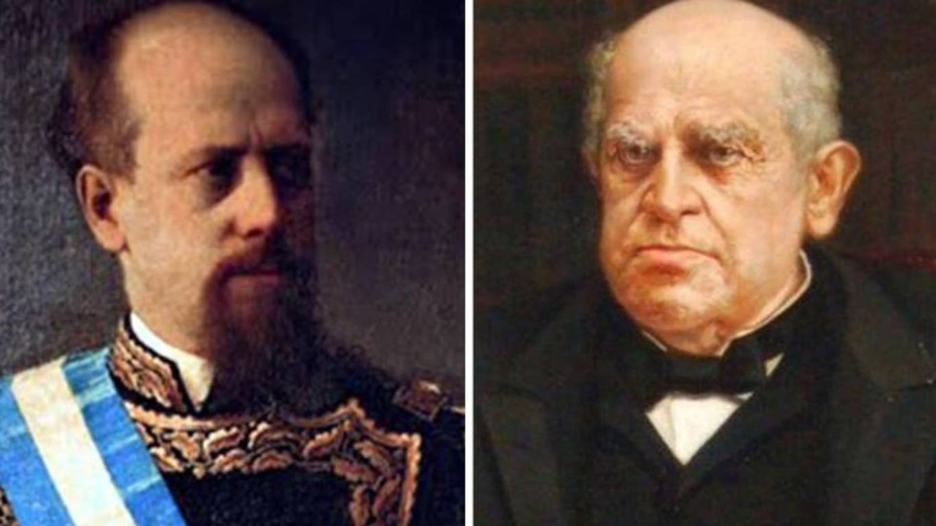 Julio Argentino Roca y Domingo Faustino Sarmiento, dos figuras centrales en la historia argentina