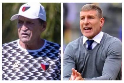 Julio César Falcioni y Martín Palermo